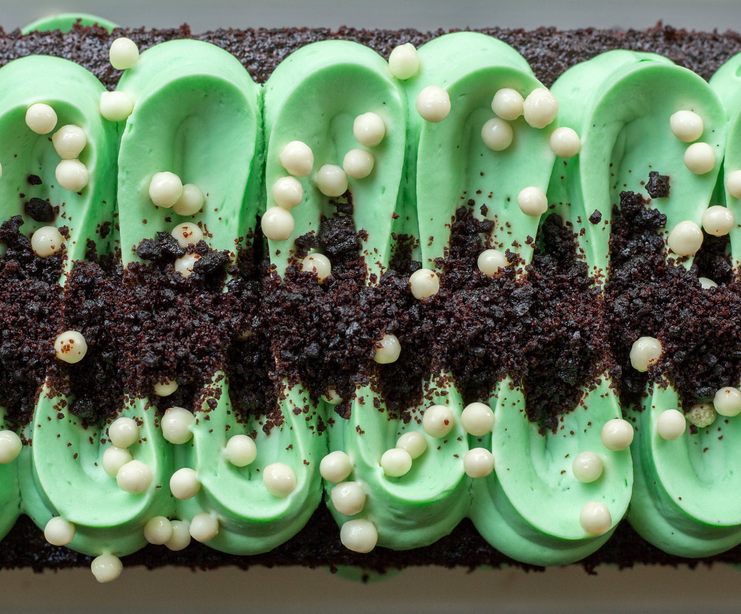 Mint Tuxedo Cake