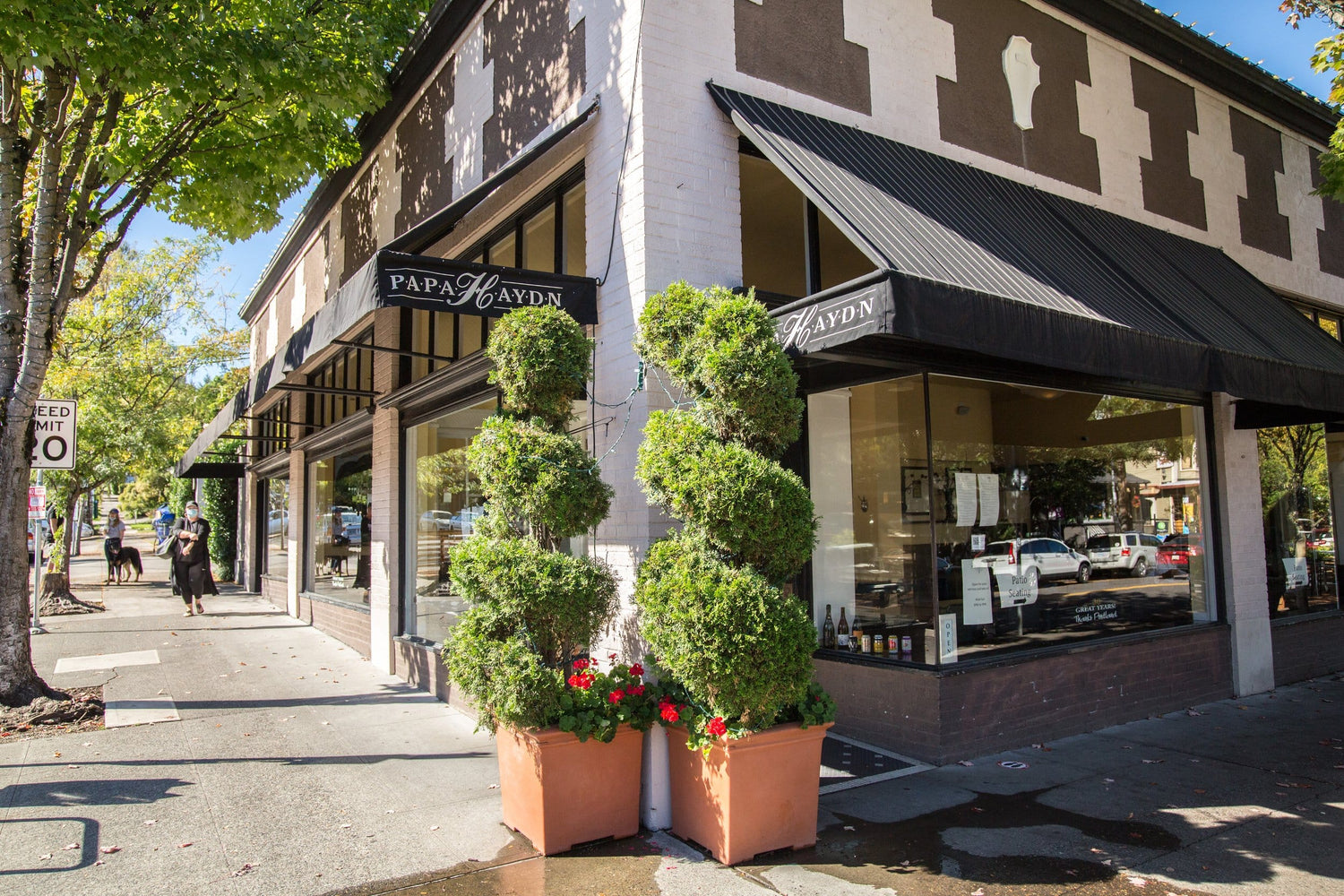 The front of Papa Haydn's Northwest 23rd Avenue restaurant in Portland