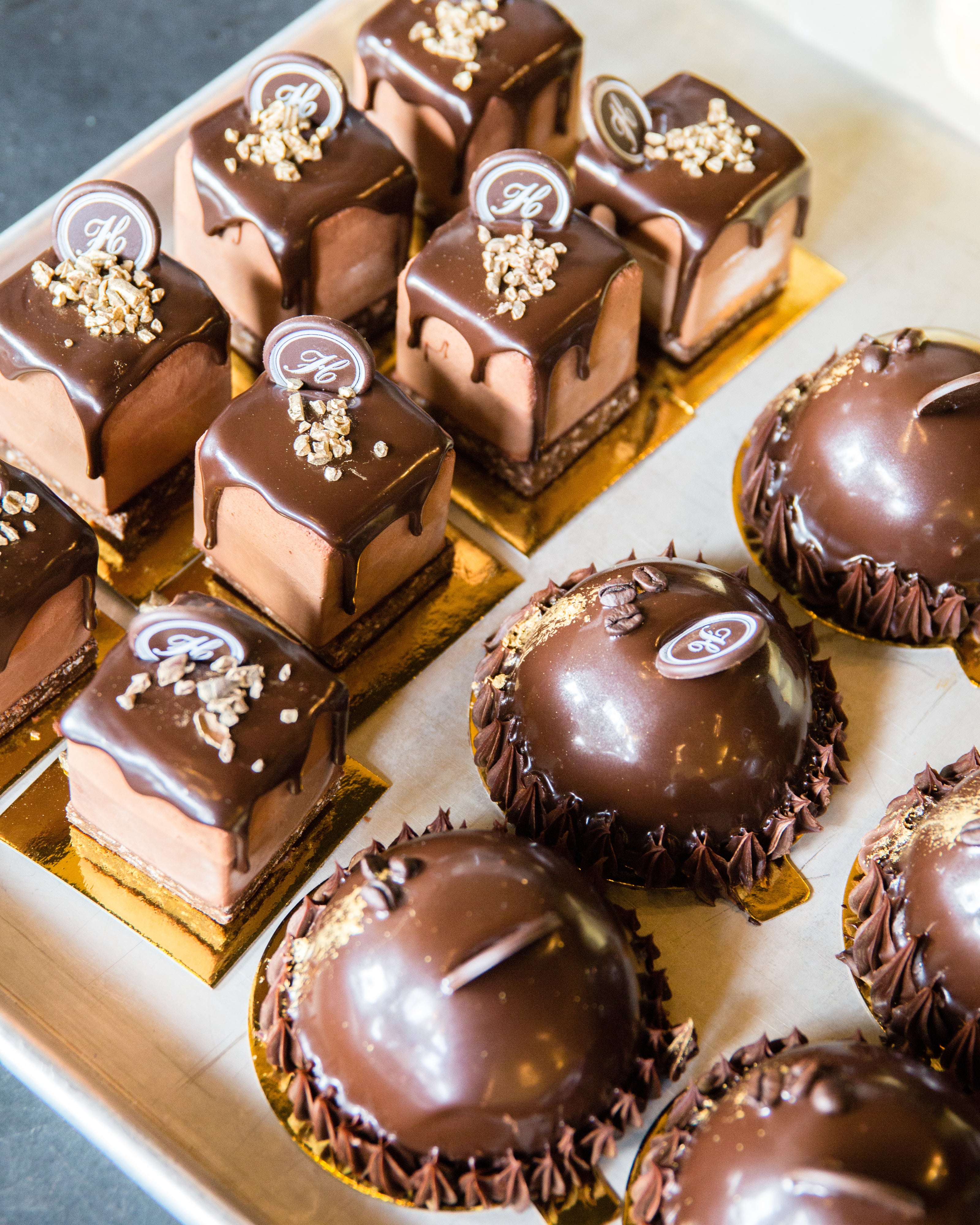 Papa Haydn's Café au Chocolat and Cacao de Oro desserts