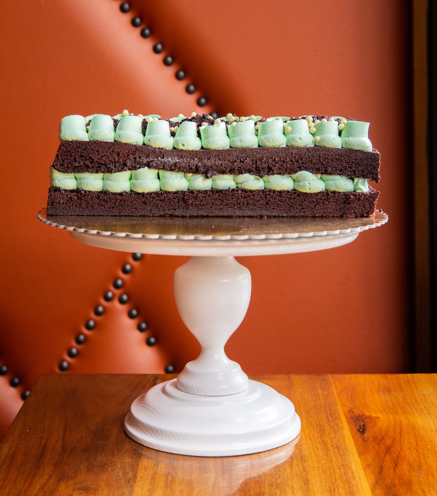 Mint Tuxedo Cake