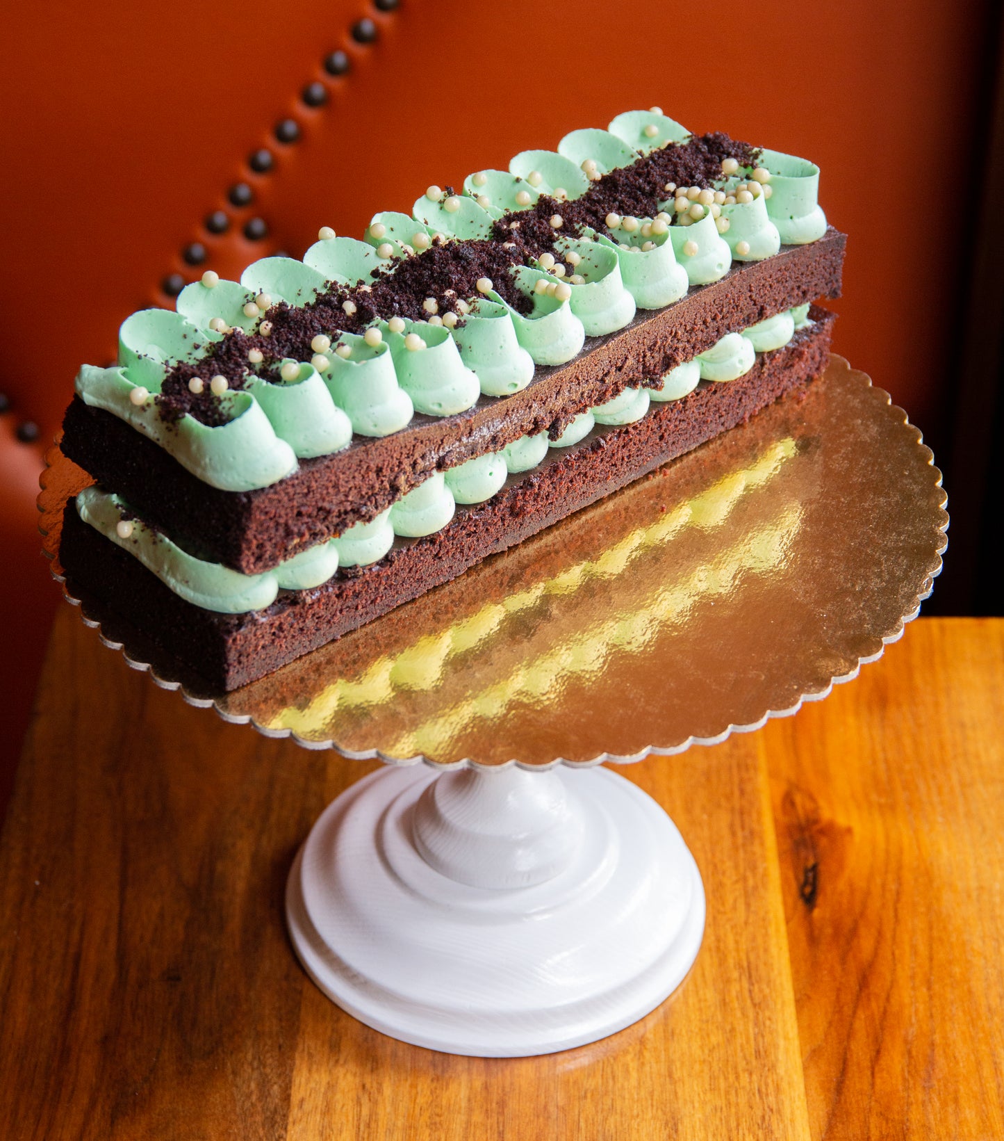 Mint Tuxedo Cake