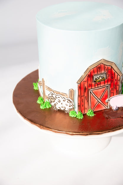 A Day on the Farm Cake