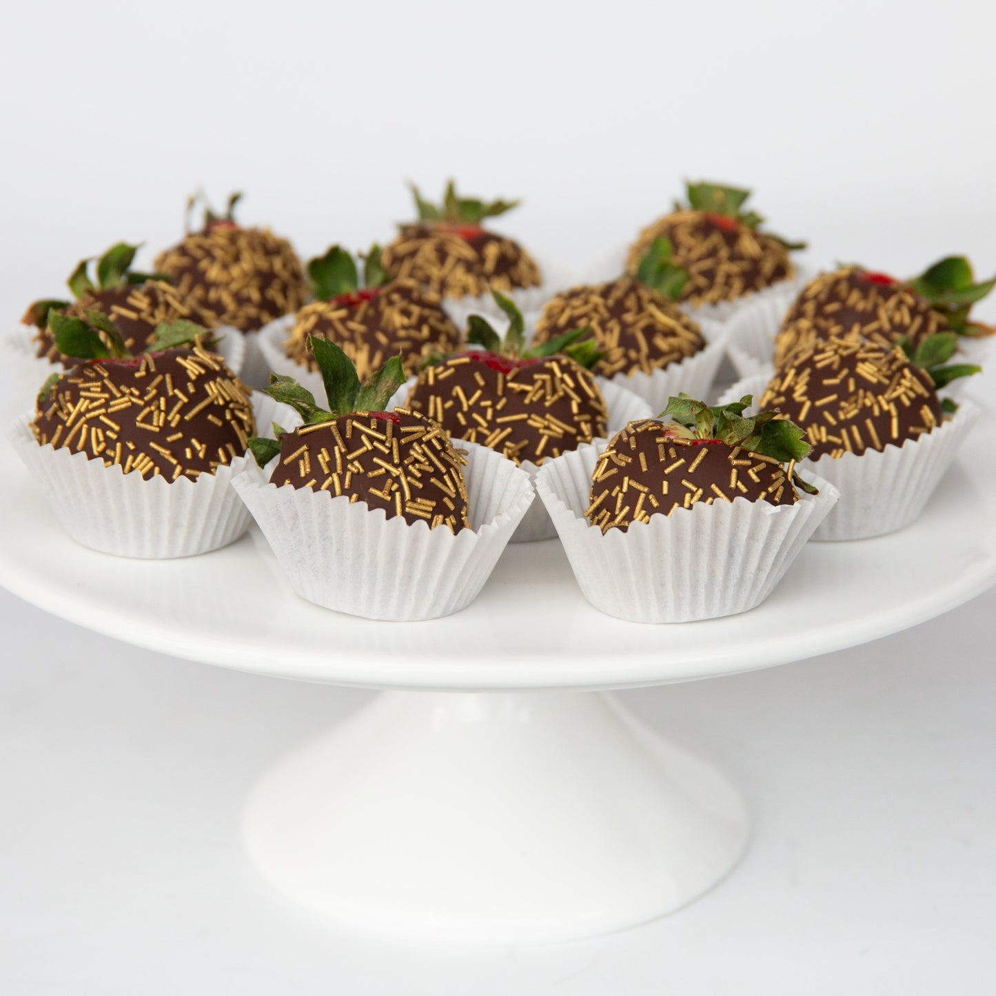 Chocolate-Dipped Strawberries (V) (GF) (Sets of 12)