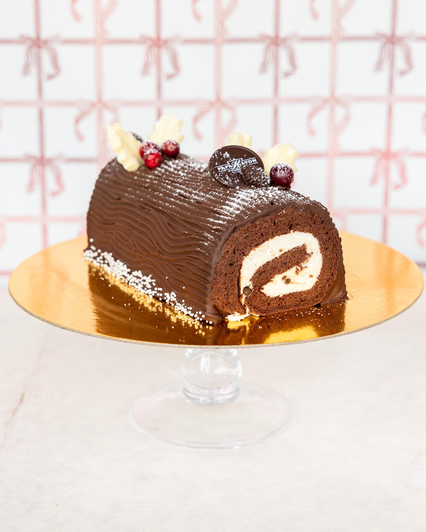 Eggnog Bûche de Noël