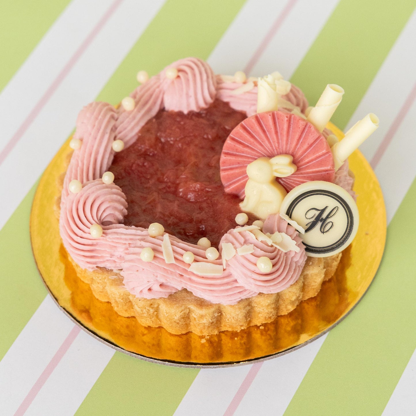 Strawberry Rhubarb Tart