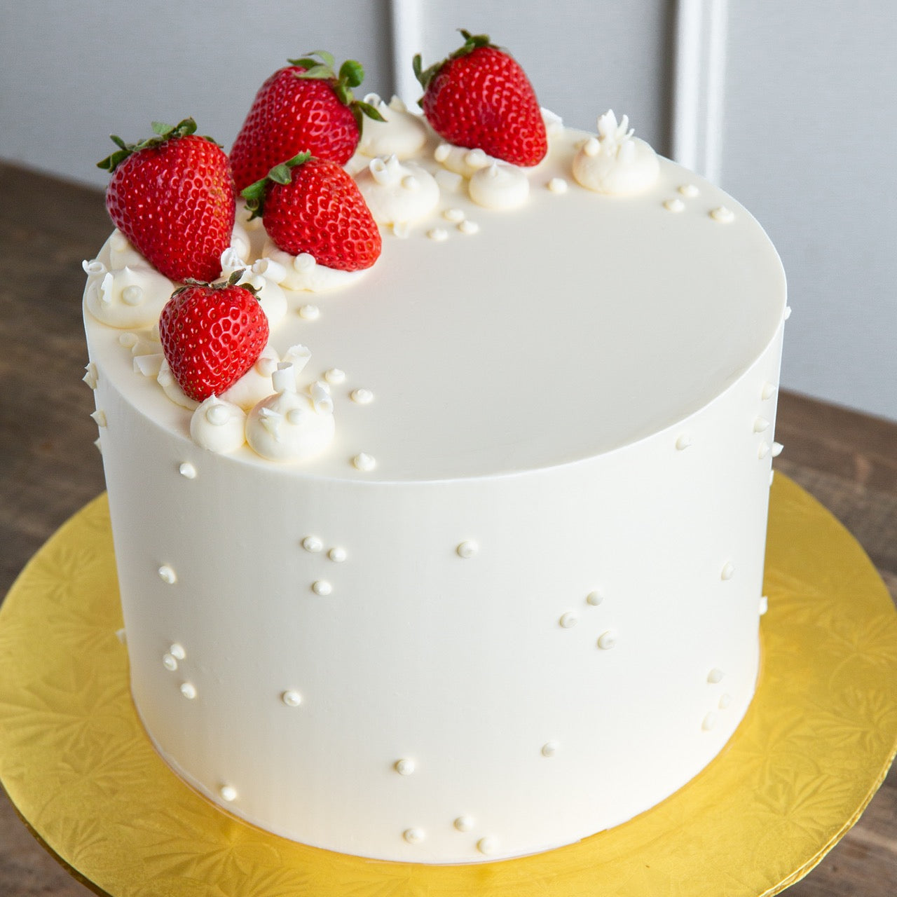 Strawberry Champagne Cake