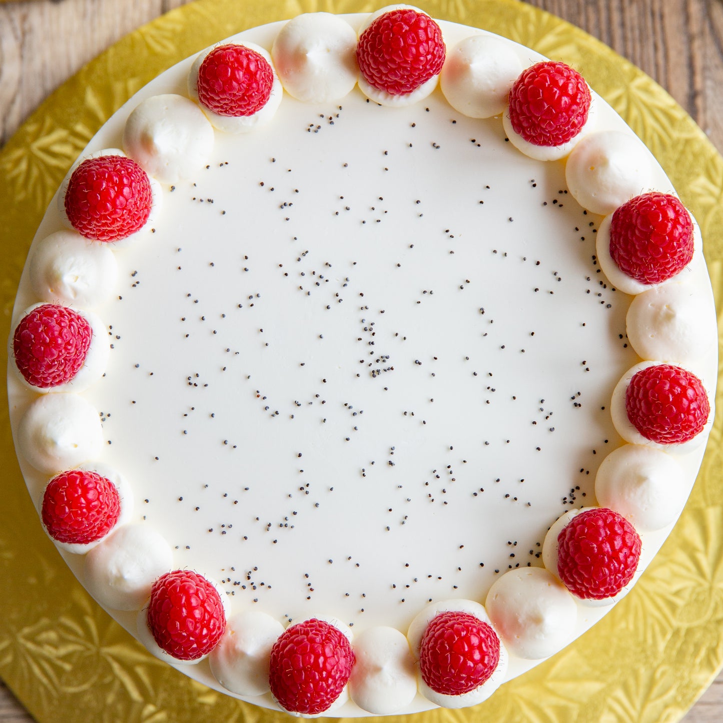 Raspberry Poppyseed Cake