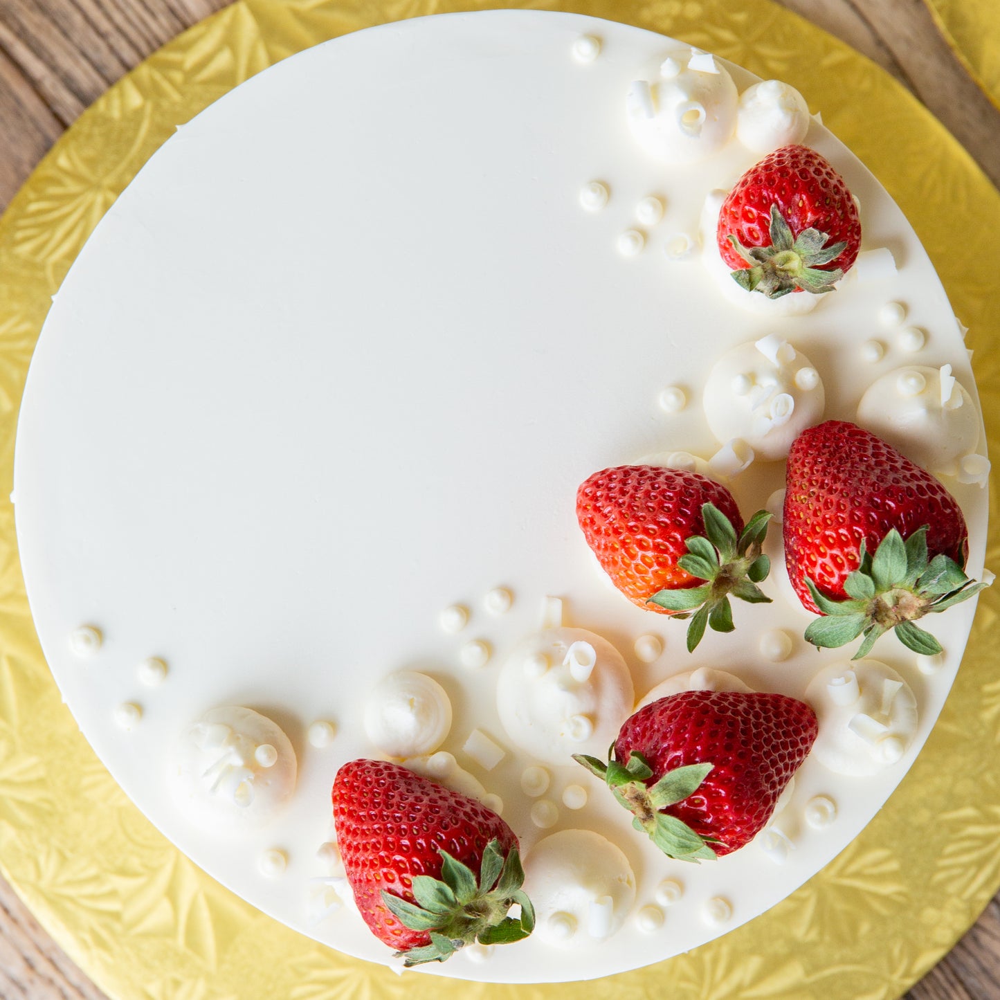 Strawberry Champagne Cake