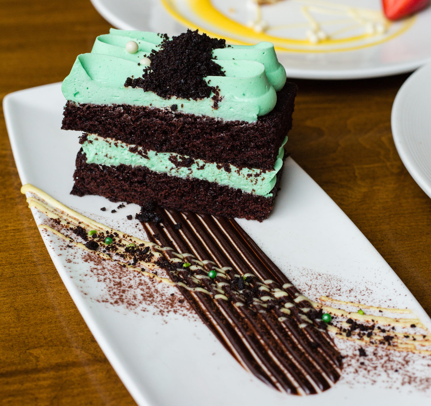 Mint Tuxedo Cake