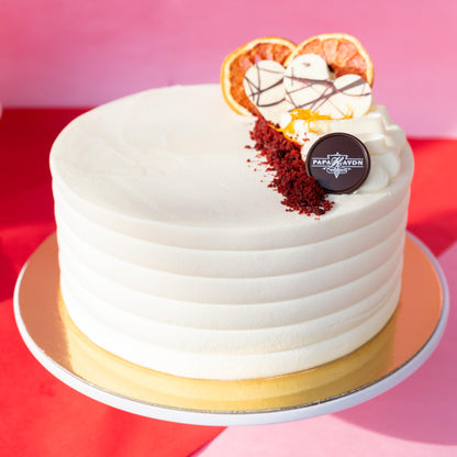 Citrus Red Velvet Cake