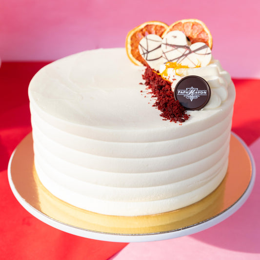 Citrus Red Velvet Cake