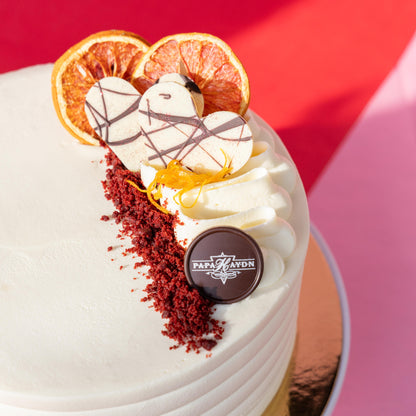 Citrus Red Velvet Cake