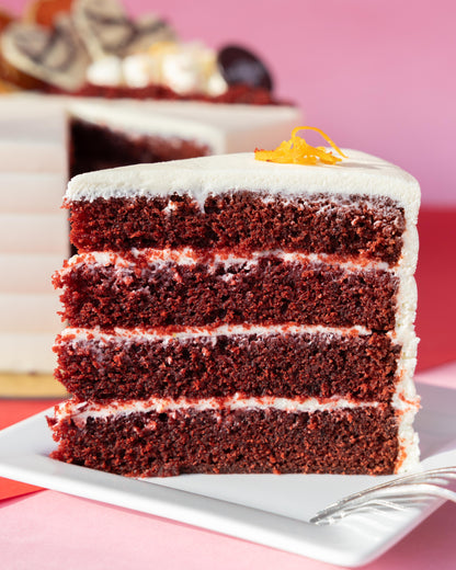 Citrus Red Velvet Cake
