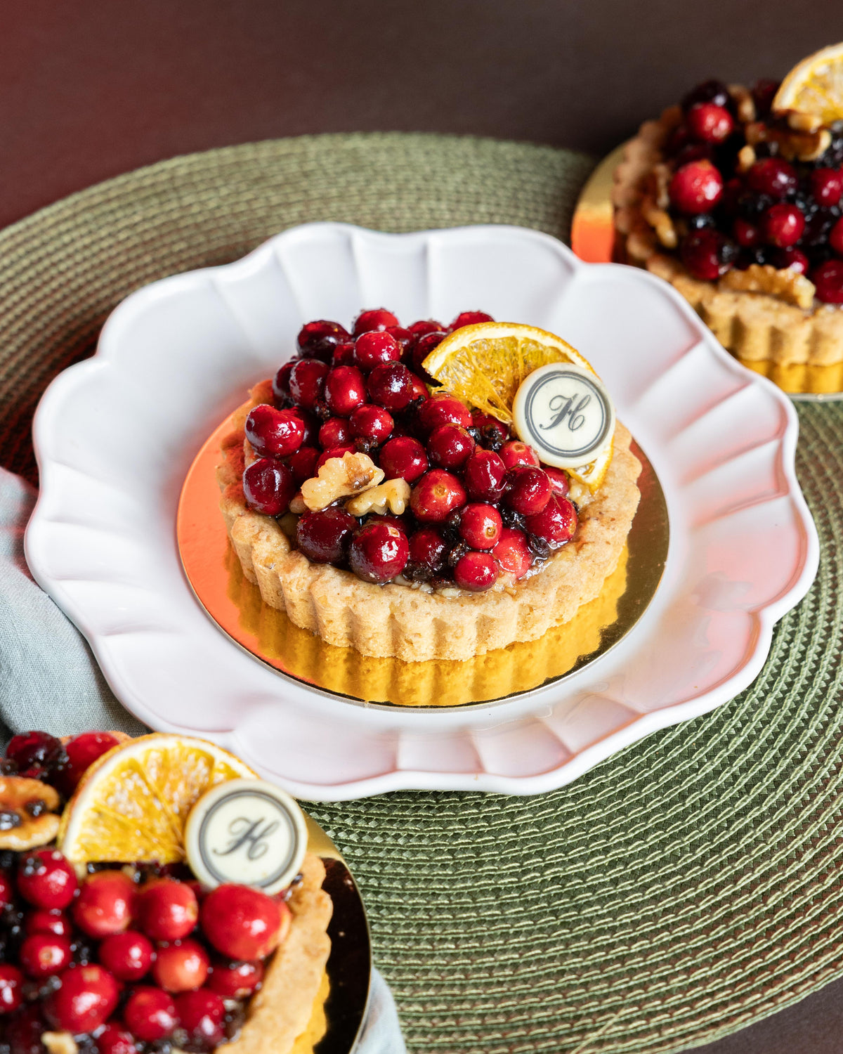 Cranberry Walnut Tart (Seasonal)