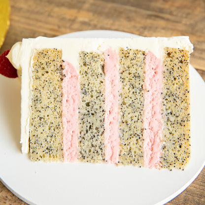 Raspberry Poppyseed Cake